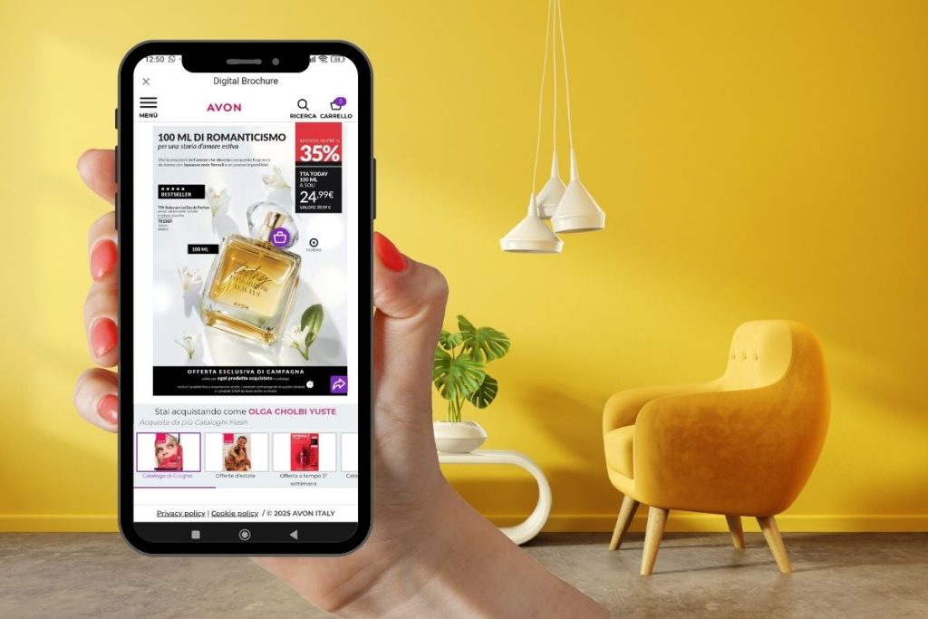 Come acquistare prodotti Avon Online da cellulare